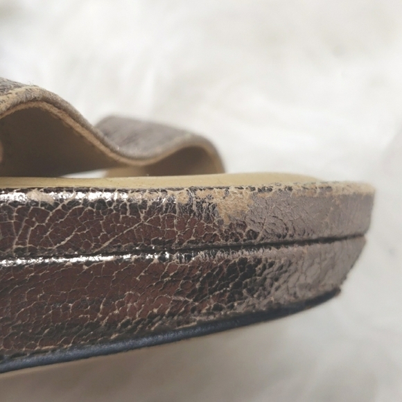 Bcbgmaxazria Heels ming1 9 sandals metallic pewter silver - Picture 7 of 13